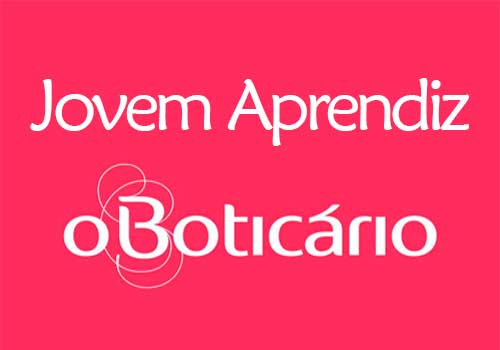 Jovem aprendiz O Boticário